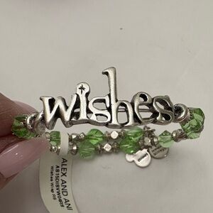 ALEX AND ANI/Disney Wishes Silver Wrap Bracelet NWT